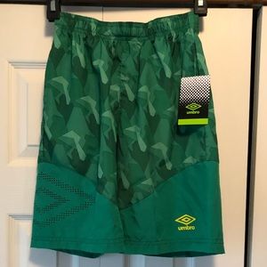 Umbro Shorts New Green Medium, Size 8, Soccer